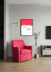 Loungerie Alt-dictionary Print