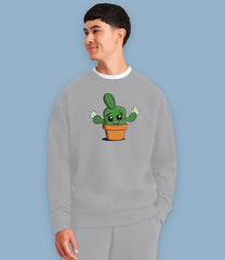 Cactus Carlos Organic Cotton Mens Sweatshirt