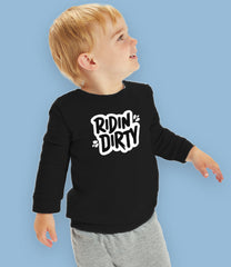 "Ridin' Dirty" Organic Cotton Baby & Toddler Sweatshirt