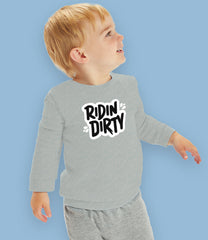 "Ridin' Dirty" Organic Cotton Baby & Toddler Sweatshirt
