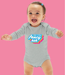 “Oh You Fancy Huh” Organic Cotton Baby bodysuit