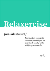 Relaxercise Alt-dictionary Print