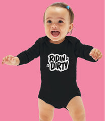 “Ridin' Dirty” Organic Cotton Baby bodysuit