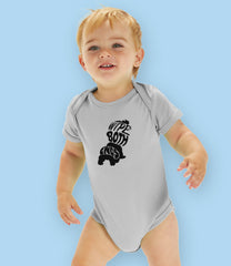 “Wipe Both Ends” Organic Cotton Baby bodysuit