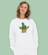Cactus Carlos Organic Cotton Womens Sweatshirt