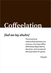 Coffeelation Alt-dictionary Print