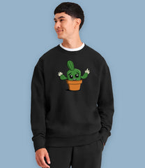 Cactus Carlos Organic Cotton Mens Sweatshirt