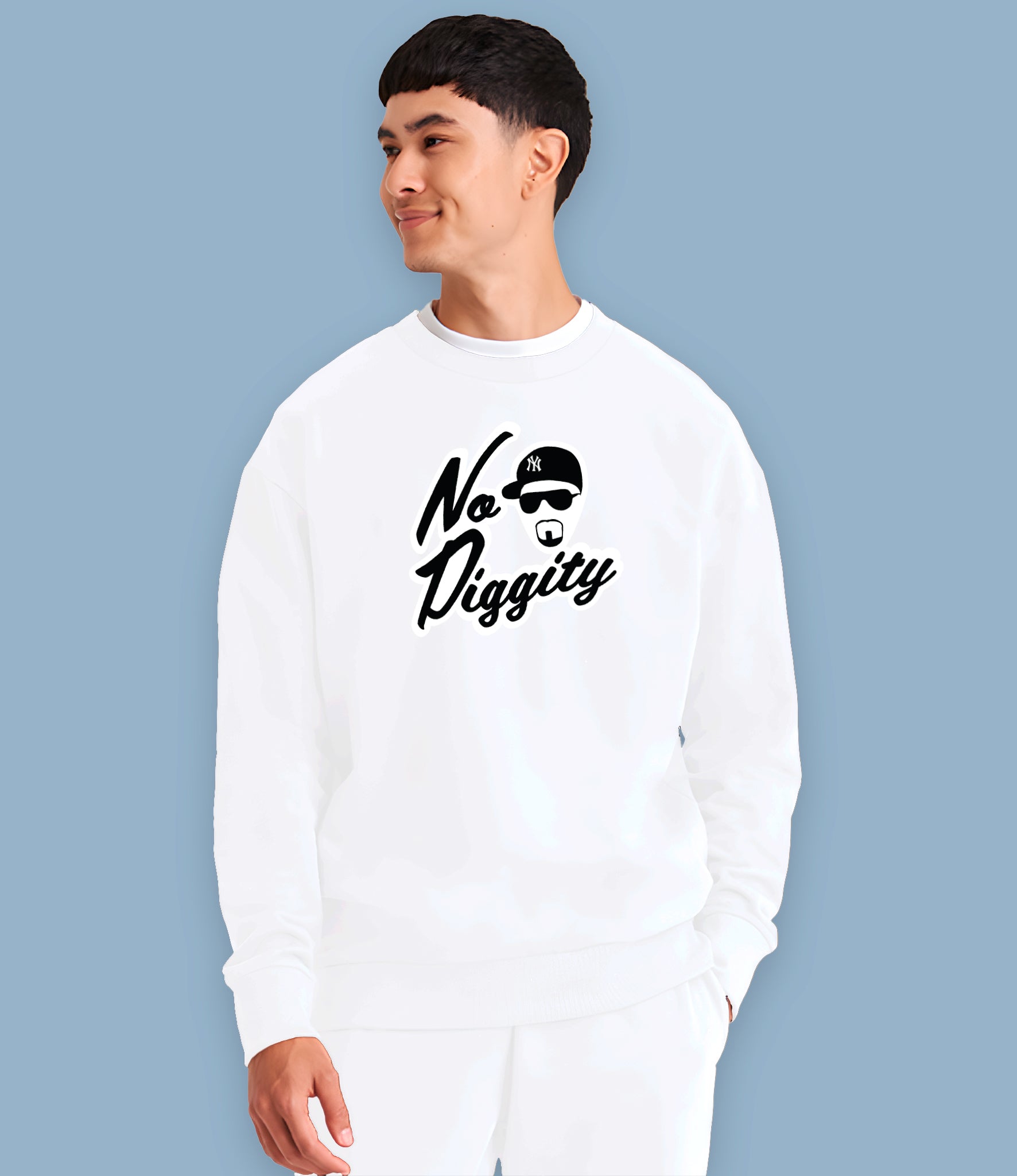 "No Diggity" Organic Cotton Mens Sweatshirt