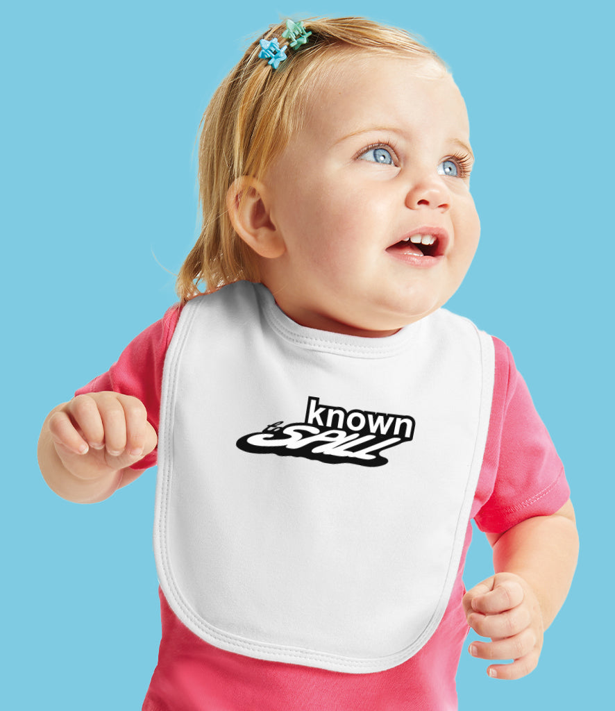 "Known to Spill" Organic Cotton Bib