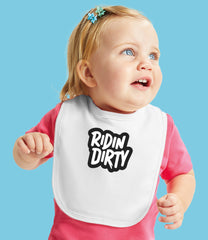 "Ridin' Dirty" Organic Cotton Bib