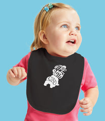 "Wipe Both Ends" Organic Cotton Bib