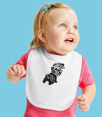 "Wipe Both Ends" Organic Cotton Bib