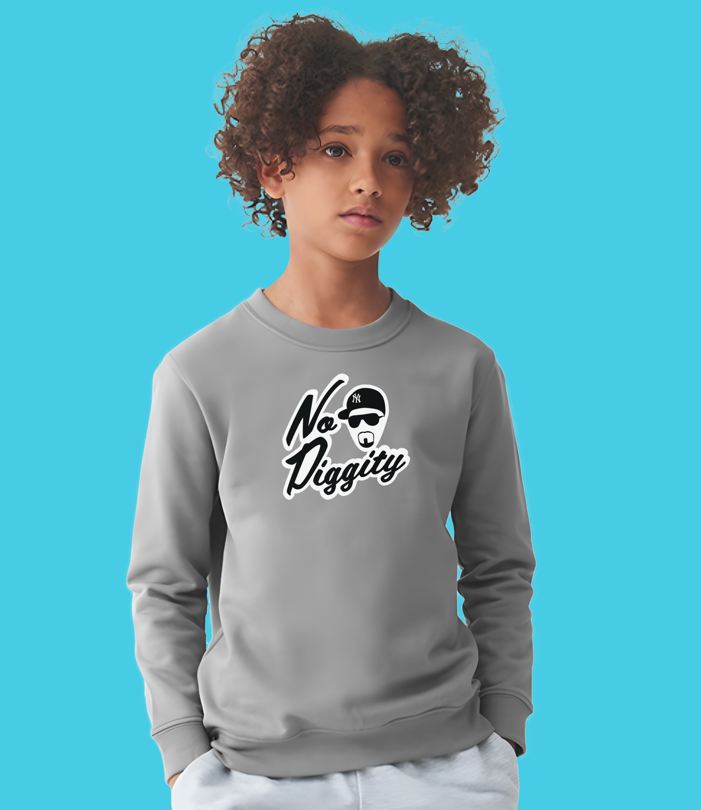 "No Diggity" Organic Cotton Boys Sweatshirt