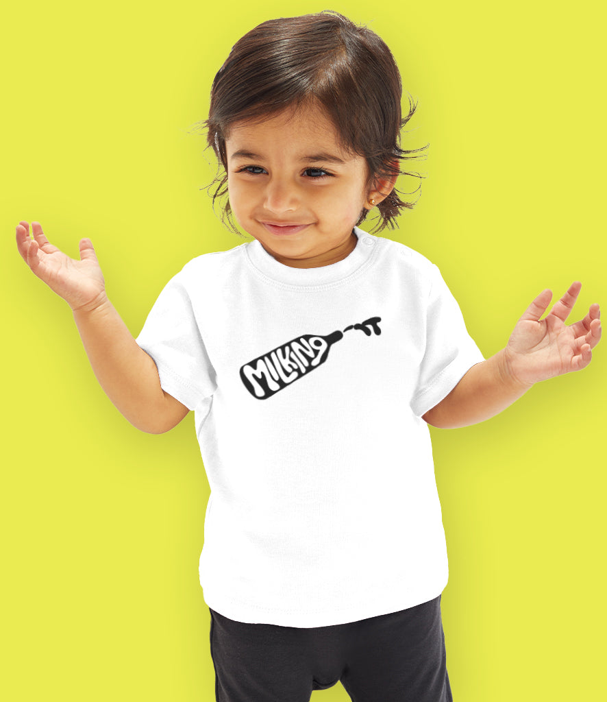 "Milking It" Organic Cotton Baby & Toddler T-Shirt