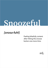 Snoozeful Alt-dictionary Print