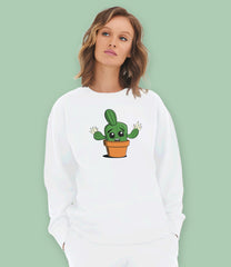 Cactus Carlos Organic Cotton Womens Sweatshirt